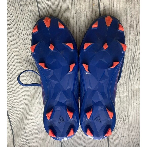 Blue Adidas Predator Boy Soccer Cleats Shoes, Size Youth 2.5 - Picture 4 of 4